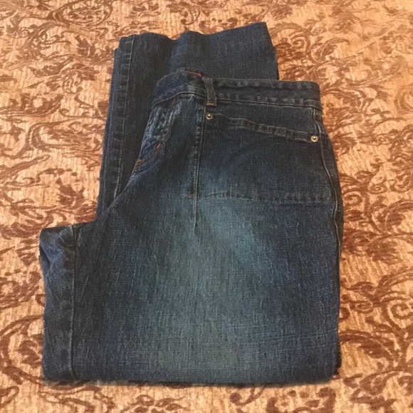 🦋3 for $30🦋 Vintage Zana*di size 16 stretch distressed jeans - Picture 2 of 9